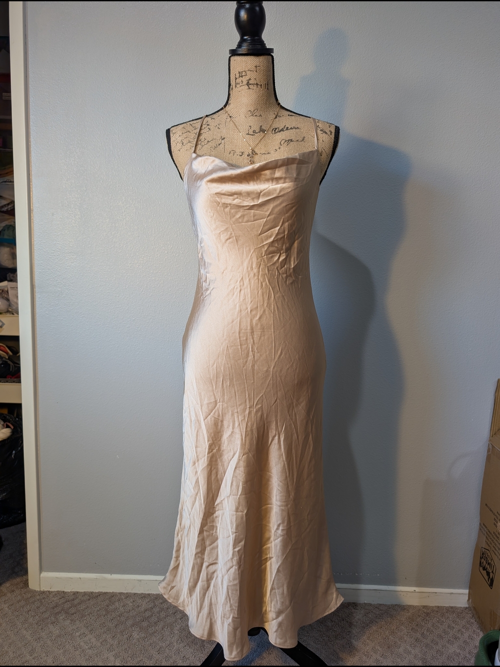 Show Me Your Mumu Classic Satin Slip Dress